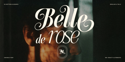 Dh Nottera Elegance Font Poster 4