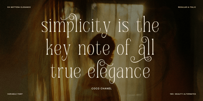 Dh Nottera Elegance Font Poster 7