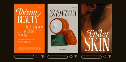 Dh Nottera Elegance Font Poster 11