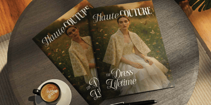 Dh Nottera Elegance Font Poster 8