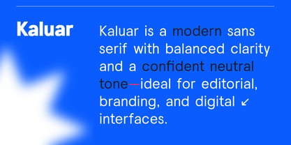 Kaluar Font Poster 9