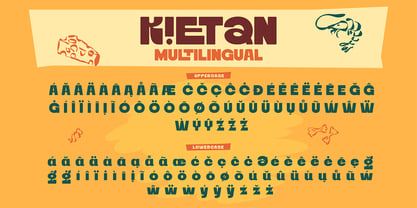 Kietan Font Poster 9