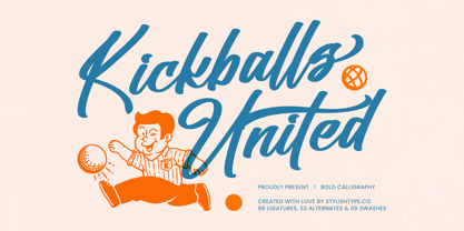 Kickballs United Font Poster 1