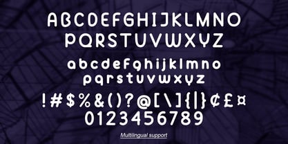 Molunge Rounded Font Poster 5