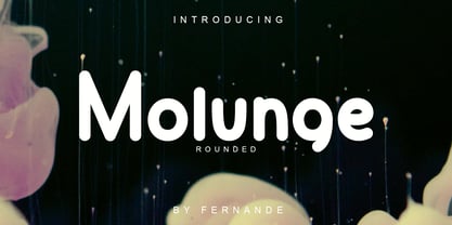 Molunge Rounded Font Poster 1