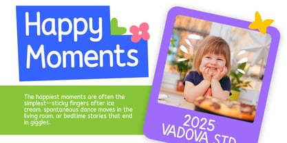 Happy Kiddy Font Poster 5