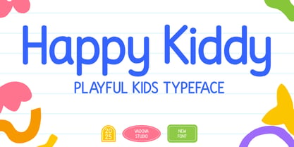 Happy Kiddy Font Poster 1