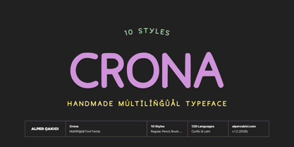 Crona Font Poster 1