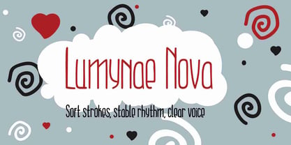 Lumynae Nova Font Poster 1