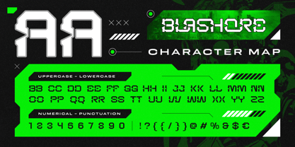 Blashore Font Poster 2
