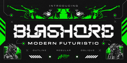 Blashore Font Poster 1