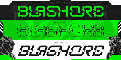 Blashore Font Poster 4