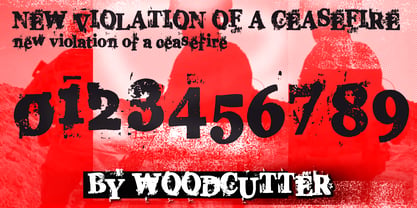 New Violation Of A Ceasefire Font Poster 3