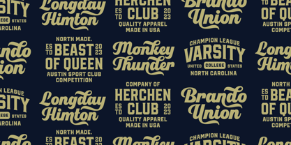 Thomkit Strike Font Poster 8
