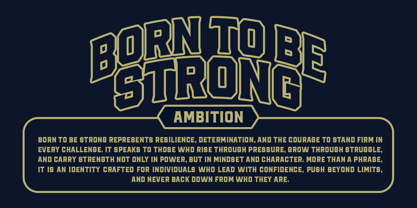 Thomkit Strike Font Poster 6