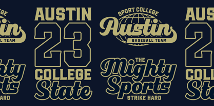 Thomkit Strike Font Poster 4