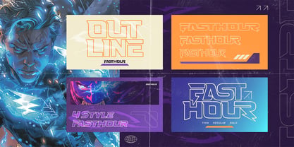 Fasthour Font Poster 8