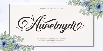 Aurelaydi Font Poster 1