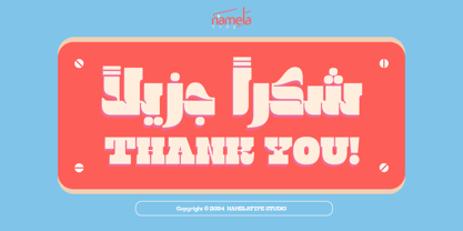 NT Marhaban Arabic Font Poster 13