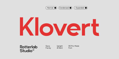 Klovert Font Poster 1