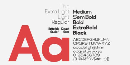 Klovert Font Poster 14