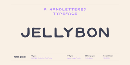 Jellybon Font Poster 1