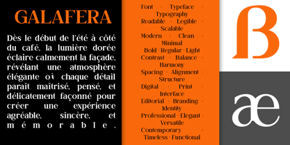 Galafera Font Poster 11