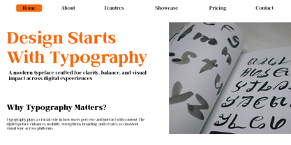 Galafera Font Poster 3