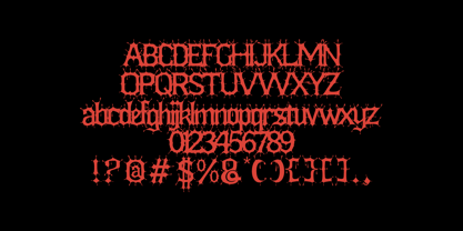 Blackspike Font Poster 7