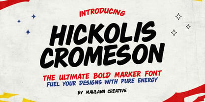 MC Hickolis Cromeson Font Poster 1
