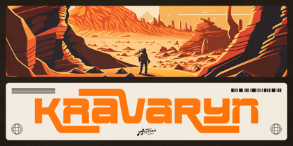 Valtron Font Poster 3