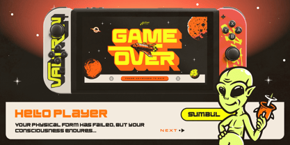 Valtron Font Poster 5