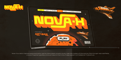 Valtron Font Poster 7