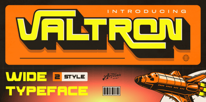 Valtron Font Poster 1