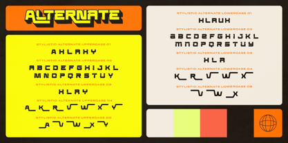 Valtron Font Poster 8