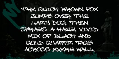 Velum Stroke Font Poster 2