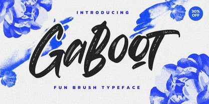 Gaboots Font Poster 1