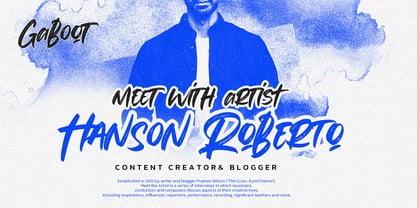 Gaboots Font Poster 4