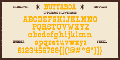 IT Buffaroa Font Poster 5