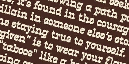 IT Buffaroa Font Poster 4