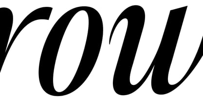The Reading Wogue Font Poster 8