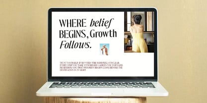 The Reading Wogue Font Poster 5