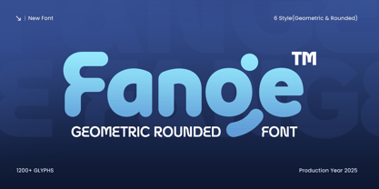 Fange Font Poster 1