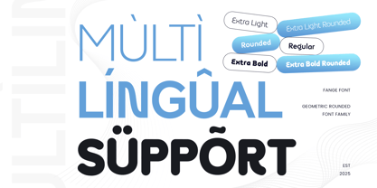 Fange Font Poster 12