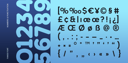 Fange Font Poster 11