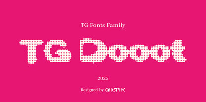 TG Dooot Font Poster 5