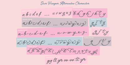 Sour Vinegar Font Poster 10