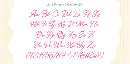 Sour Vinegar Font Poster 9