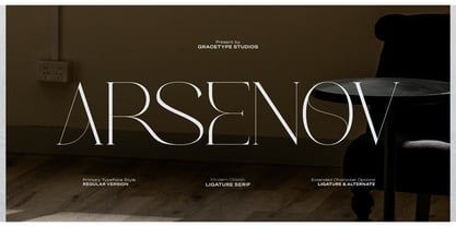 Arsenov Font Poster 1