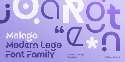 Malega Font Poster 4